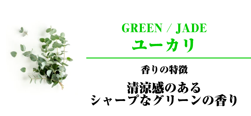 グリーン/ジェード ユーカリ